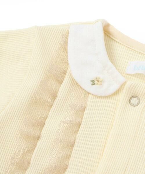 fillot de bebe reduction / フィヨ デュ ベベ ルダクティオン ロンパース | テレコフリル レイヤード2wayカバーオールベビー(50~75cm) | 詳細16
