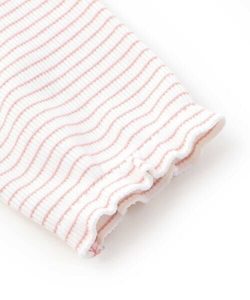 fillot de bebe reduction / フィヨ デュ ベベ ルダクティオン ロンパース | ボーダー重ね着風カバーオール ベビー(70~80cm) | 詳細19