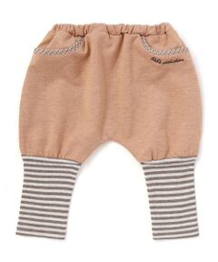 fillot de bebe reduction / フィヨ デュ ベベ ルダクティオン ベビー・キッズウエア | Wフェイス切替ボーダーレイヤード風パンツ(70~90cm)