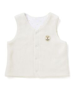 fillot de bebe reduction / フィヨ デュ ベベ ルダクティオン ベビー・キッズウエア | リバーシブルフリースベスト(60~90cm)