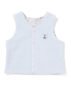 fillot de bebe reduction / フィヨ デュ ベベ ルダクティオン ベビー・キッズウエア | リバーシブルフリースベスト(60~90cm)