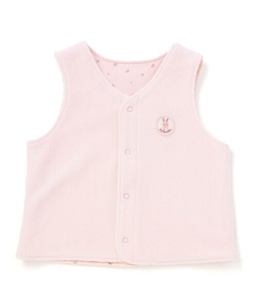 fillot de bebe reduction / フィヨ デュ ベベ ルダクティオン ベビー・キッズウエア | リバーシブルフリースベスト(60~90cm) | 詳細7
