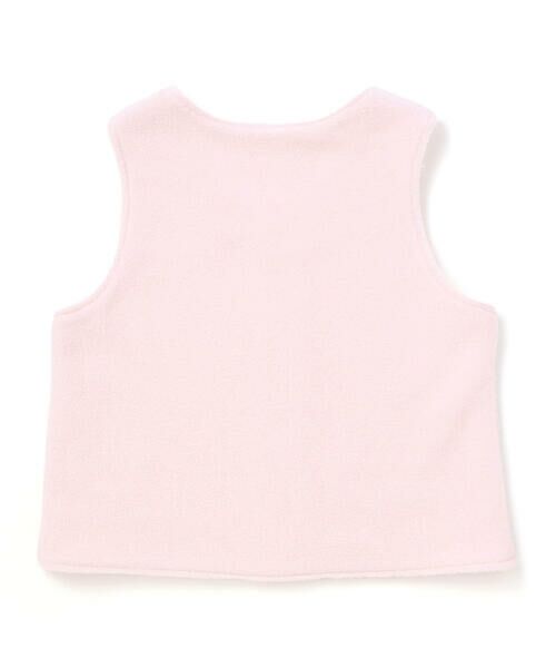 fillot de bebe reduction / フィヨ デュ ベベ ルダクティオン ベビー・キッズウエア | リバーシブルフリースベスト(60~90cm) | 詳細8