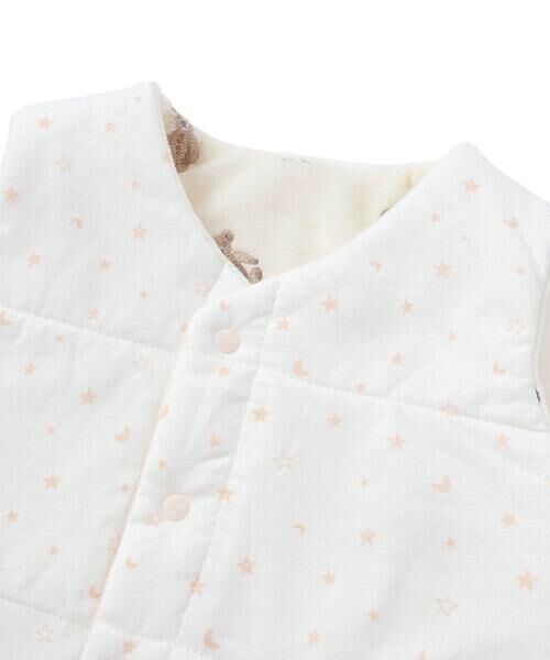 fillot de bebe reduction / フィヨ デュ ベベ ルダクティオン ベビー・キッズウエア | 【お揃い】マイクロフリースクマ刺しゅうベスト(60~90cm) | 詳細13
