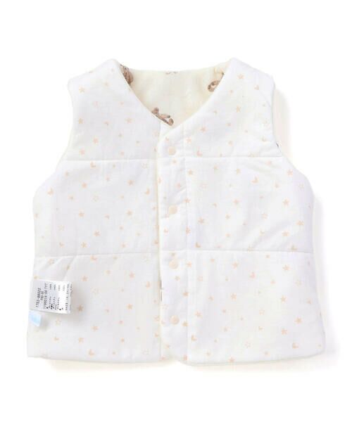 fillot de bebe reduction / フィヨ デュ ベベ ルダクティオン ベビー・キッズウエア | 【お揃い】マイクロフリースクマ刺しゅうベスト(60~90cm) | 詳細5