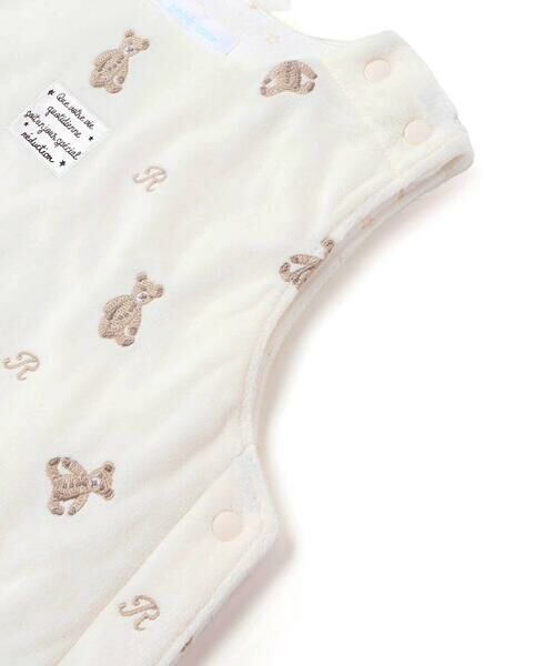 fillot de bebe reduction / フィヨ デュ ベベ ルダクティオン ベビー・キッズグッズ | 【お揃い】マイクロフリースクマ刺しゅうスリーパー(50~90cm) | 詳細6