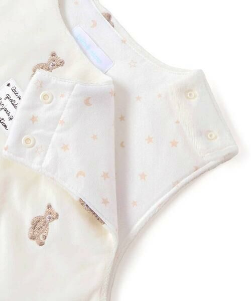 fillot de bebe reduction / フィヨ デュ ベベ ルダクティオン ベビー・キッズグッズ | 【お揃い】マイクロフリースクマ刺しゅうスリーパー(50~90cm) | 詳細7