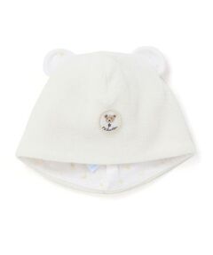 fillot de bebe reduction / フィヨ デュ ベベ ルダクティオン ベビー・キッズグッズ | アニマル耳付きフリース帽子(44~46cm)