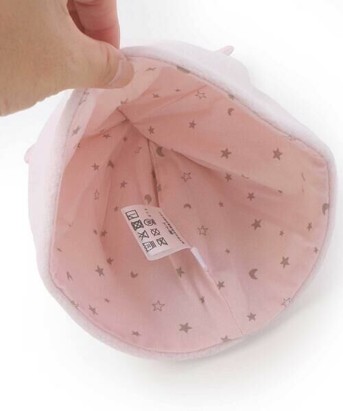 fillot de bebe reduction / フィヨ デュ ベベ ルダクティオン ベビー・キッズグッズ | アニマル耳付きフリース帽子(44~46cm) | 詳細8