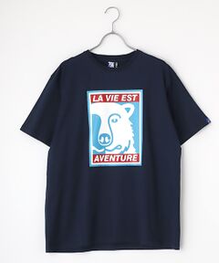 LA VIE EST AVENTURE×FRAPBOIS Tシャツ フロントプリント