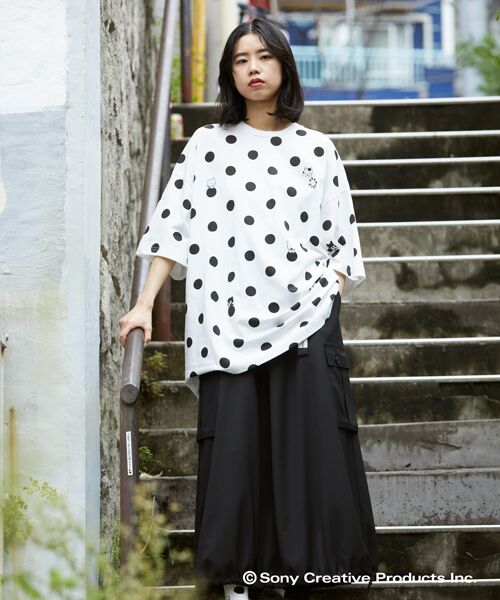 FRAPBOIS / フラボア Tシャツ | BIGドット FRAPBOISｘタマ＆フレンズ | 詳細3