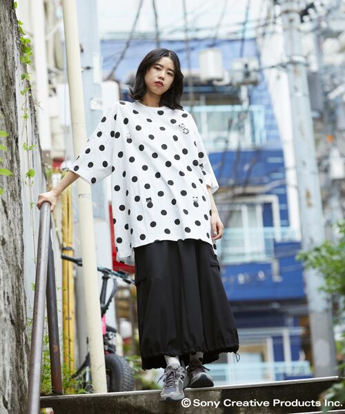 FRAPBOIS / フラボア Tシャツ | BIGドット FRAPBOISｘタマ＆フレンズ | 詳細8