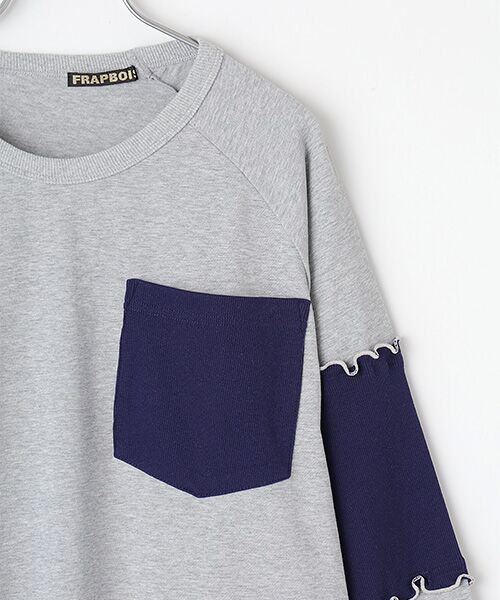 FRAPBOIS / フラボア スウェット | メローパネル プルオーバー | 詳細2