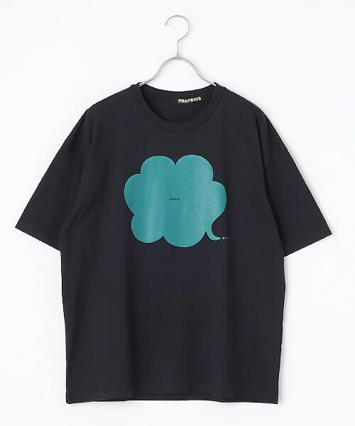 FRAPBOIS/フラボア フキダシT ブラック×グリーン 1 FRAPBOIS/フラボア フキダシT ブラック×グリーン 1
