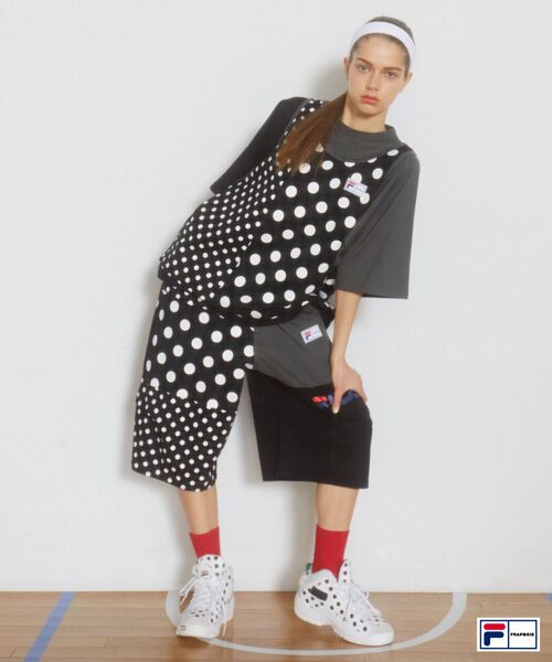 FRAPBOIS / フラボア ショート・ハーフ・半端丈パンツ | FILA×FRAPBOISカットソーセットアップ パンツ | 詳細10