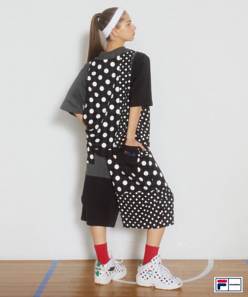 FRAPBOIS / フラボア ショート・ハーフ・半端丈パンツ | FILA×FRAPBOISカットソーセットアップ パンツ | 詳細7