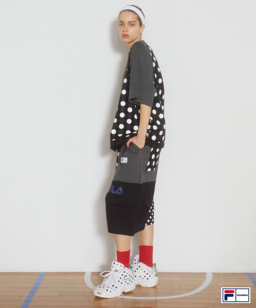 FRAPBOIS / フラボア ショート・ハーフ・半端丈パンツ | FILA×FRAPBOISカットソーセットアップ パンツ | 詳細9