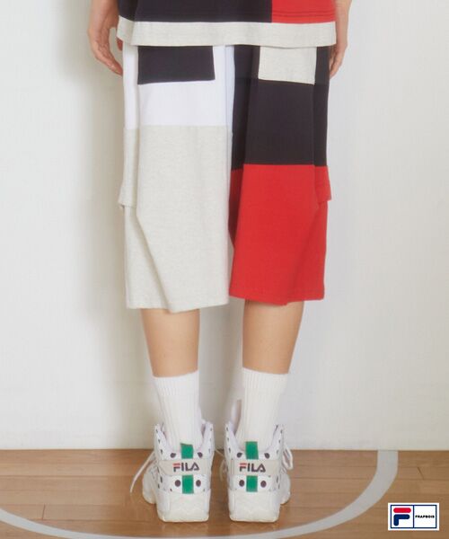 FRAPBOIS / フラボア ショート・ハーフ・半端丈パンツ | FILA×FRAPBOISカットソーセットアップ パンツ | 詳細11