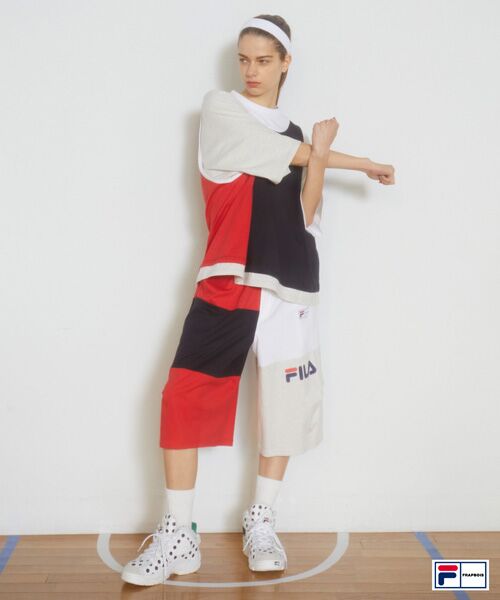 FRAPBOIS / フラボア ショート・ハーフ・半端丈パンツ | FILA×FRAPBOISカットソーセットアップ パンツ | 詳細20