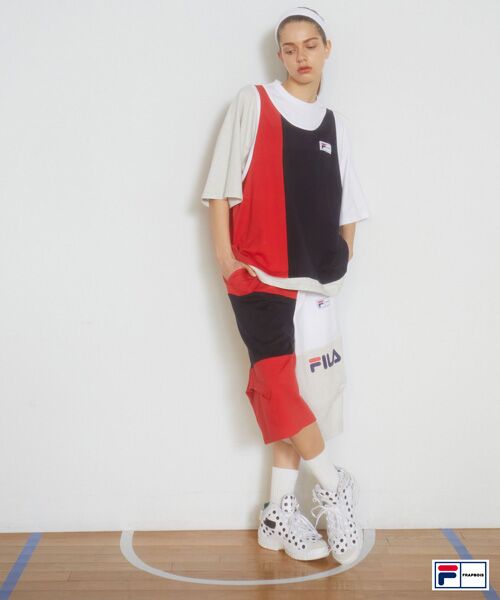 FRAPBOIS / フラボア ショート・ハーフ・半端丈パンツ | FILA×FRAPBOISカットソーセットアップ パンツ | 詳細22