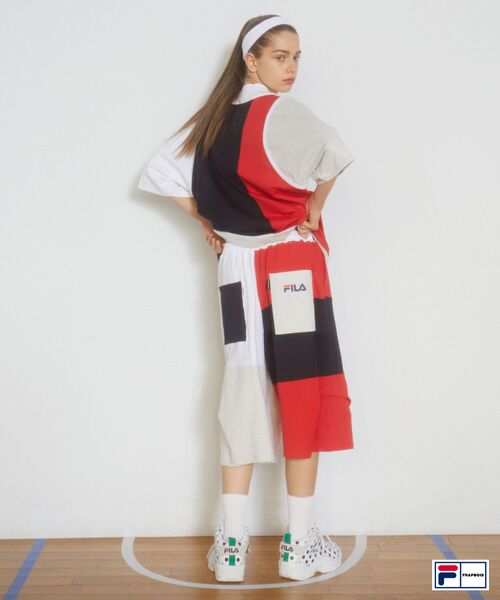 FRAPBOIS / フラボア ショート・ハーフ・半端丈パンツ | FILA×FRAPBOISカットソーセットアップ パンツ | 詳細19