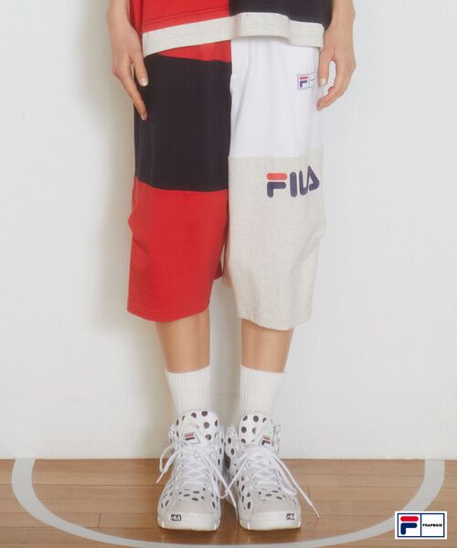 FRAPBOIS/フラボア FILA×FRAPBOISカットソーセットアップ パンツ トリコロール 1 FRAPBOIS/フラボア FILA×FRAPBOISカットソーセットアップ パンツ トリコロール 1