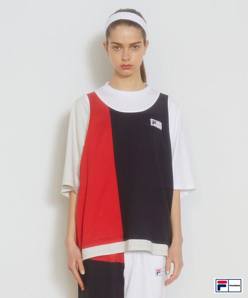 FRAPBOIS/フラボア FILA×FRAPBOISカットソーセットアップ トリコロール 1 FRAPBOIS/フラボア FILA×FRAPBOISカットソーセットアップ トリコロール 1