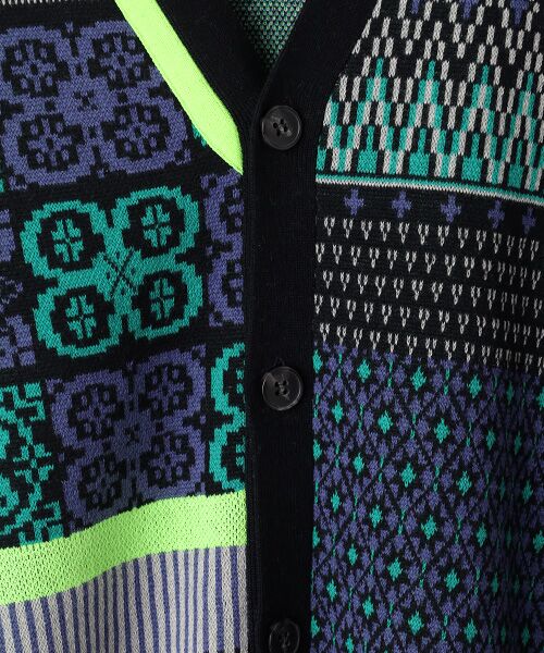 FRAPBOIS / フラボア カーディガン・ボレロ | ミックスクロア カーディガン | 詳細1