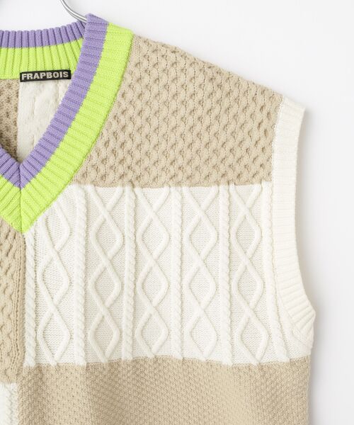 FRAPBOIS / フラボア ベスト | ケーブベスト | 詳細2