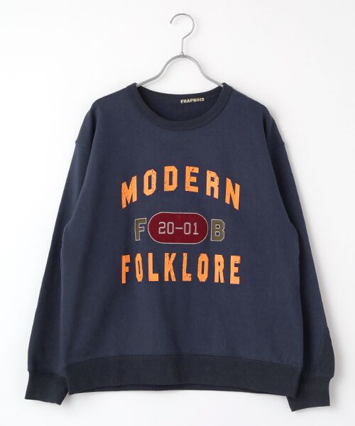 FRAPBOIS / フラボア スウェット | クラックトレーナー（ネイビー）