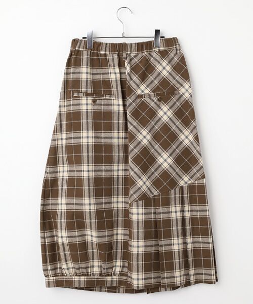 FRAPBOIS / フラボア ロング・マキシ丈スカート | チェックパッチスカート | 詳細1