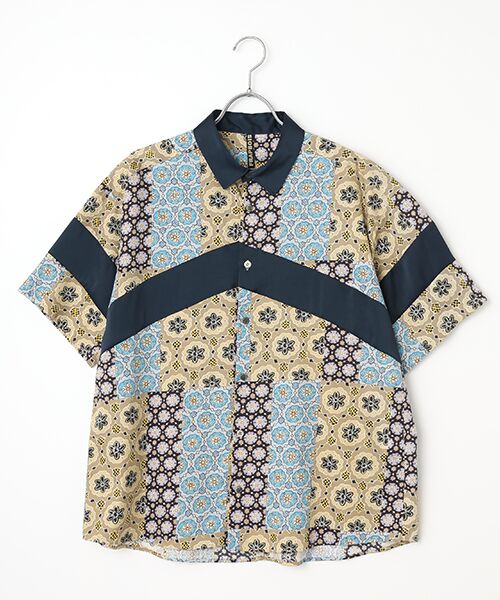 FRAPBOIS / フラボア シャツ・ブラウス | パッチクロア シャツ（ブルー系その他）