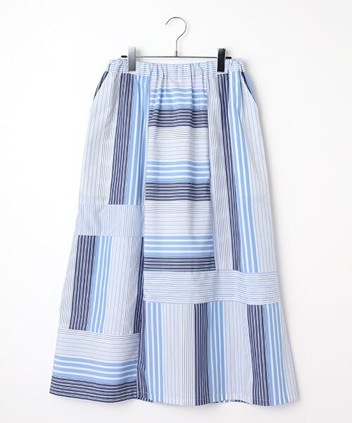 FRAPBOIS / フラボア ロング・マキシ丈スカート | マルチスト スカート（ブルー）