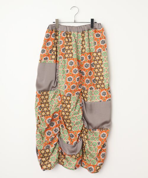 FRAPBOIS / フラボア ロング・マキシ丈スカート | パッチクロア スカート（オレンジ系その他）