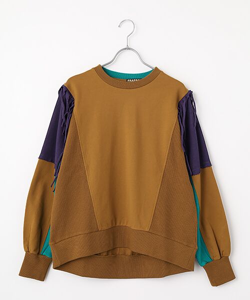 FRAPBOIS / フラボア スウェット | フリンジスウェット（キャメル）