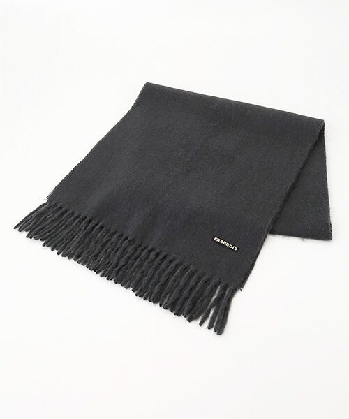 FRAPBOIS / フラボア マフラー・ショール・スヌード・ストール | ブークレーカラーストール（ブラック）