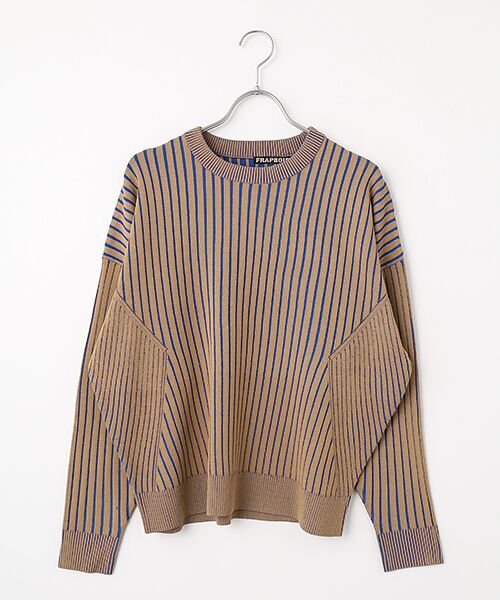 FRAPBOIS / フラボア ニット・セーター | プレーティンニット プルオーバー（ベージュ）