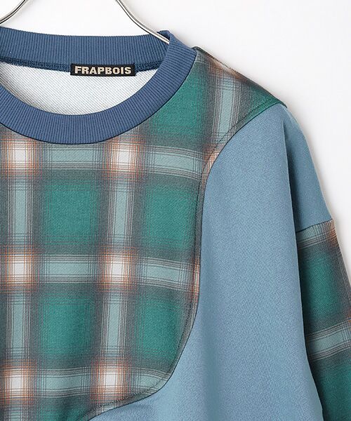 FRAPBOIS / フラボア スウェット | ハーフオンブレー スウェット | 詳細2