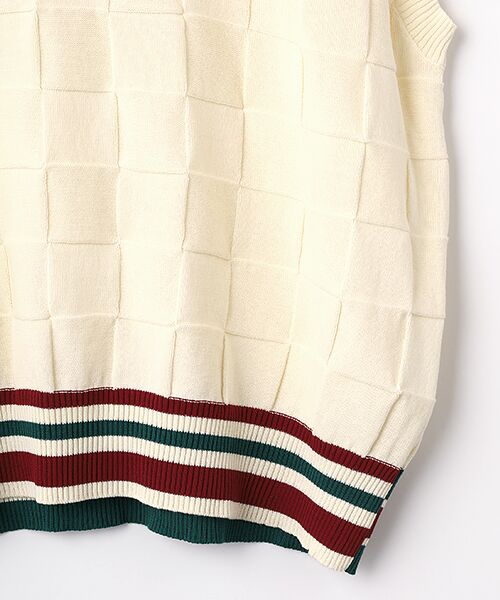 FRAPBOIS / フラボア ベスト | ニットベスト | 詳細3