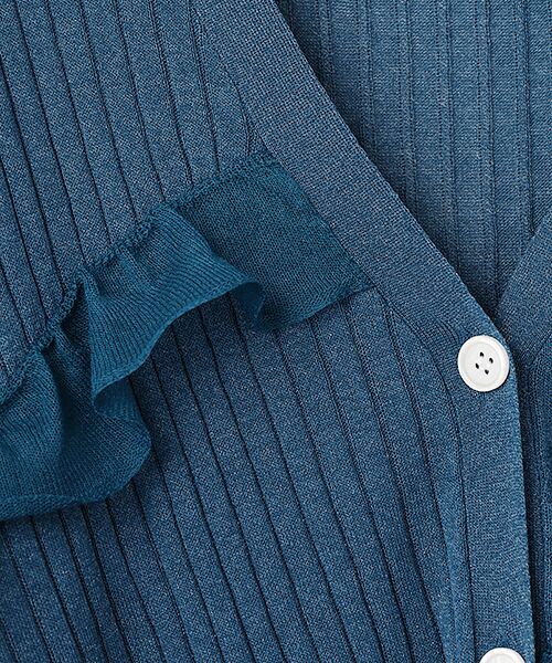 FRAPBOIS / フラボア カーディガン・ボレロ | シアーフリル カーディガン | 詳細4