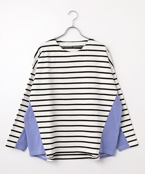FRAPBOIS / フラボア カットソー | バスクボーダー カットソー（ホワイト）