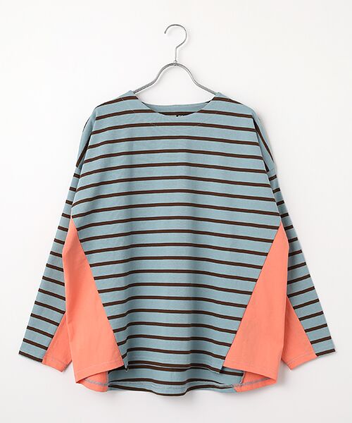 FRAPBOIS / フラボア カットソー | バスクボーダー カットソー（ブルー）