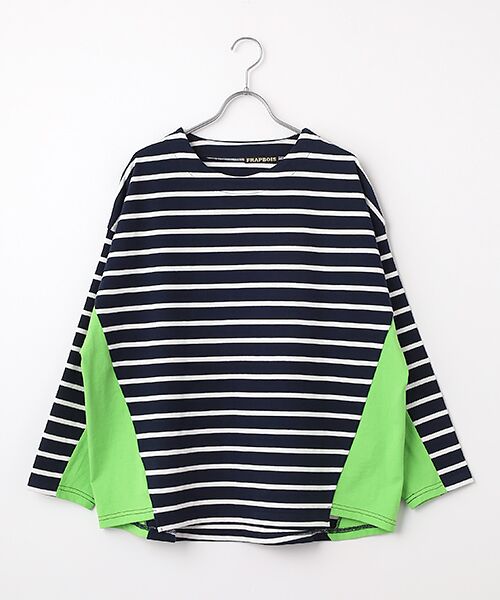 FRAPBOIS / フラボア カットソー | バスクボーダー カットソー（ネイビー）