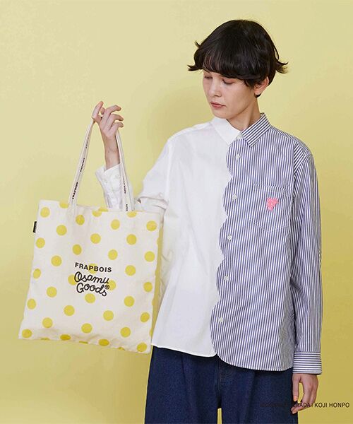FRAPBOIS / フラボア トートバッグ | OSAMU GOODS ロゴトート | 詳細10