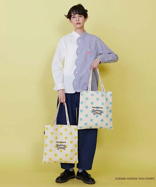 FRAPBOIS / フラボア トートバッグ | OSAMU GOODS ロゴトート | 詳細12