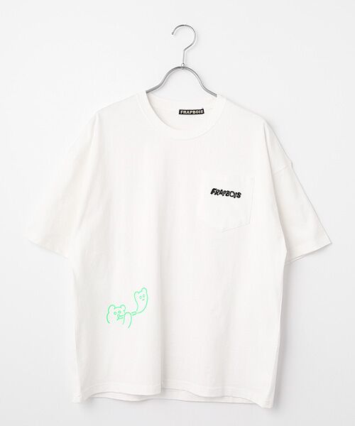 FRAPBOIS / フラボア Tシャツ | T.A. T（Bear Yen）（ホワイト）