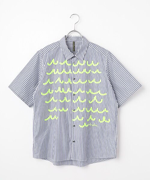 FRAPBOIS / フラボア シャツ・ブラウス | ウェーピーシャツ（ブルー）