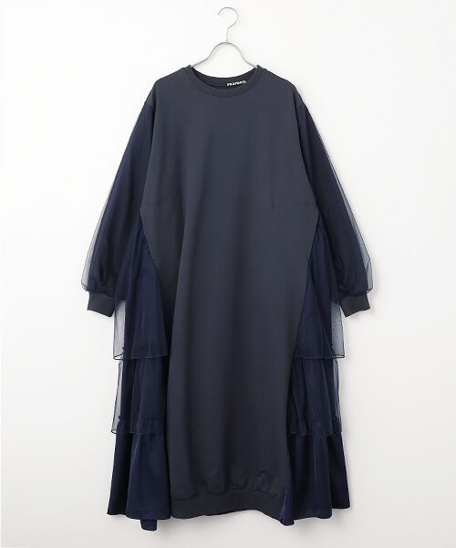 FRAPBOIS / フラボア ロング・マキシ丈ワンピース | チュルーカ ワンピース（ネイビー）