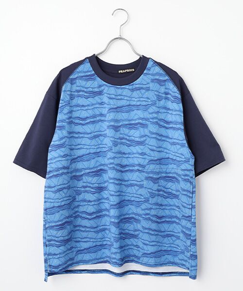FRAPBOIS / フラボア Tシャツ | サンディーウェーブT（ネイビー）