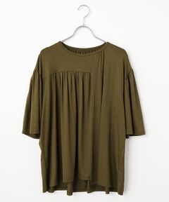 FRAPBOIS / フラボア カットソー | パネルギャザー カットソー